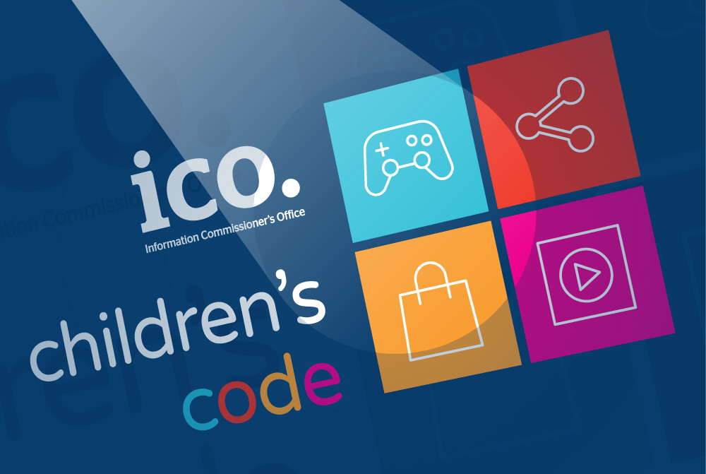 spotlight falling on children's code logo