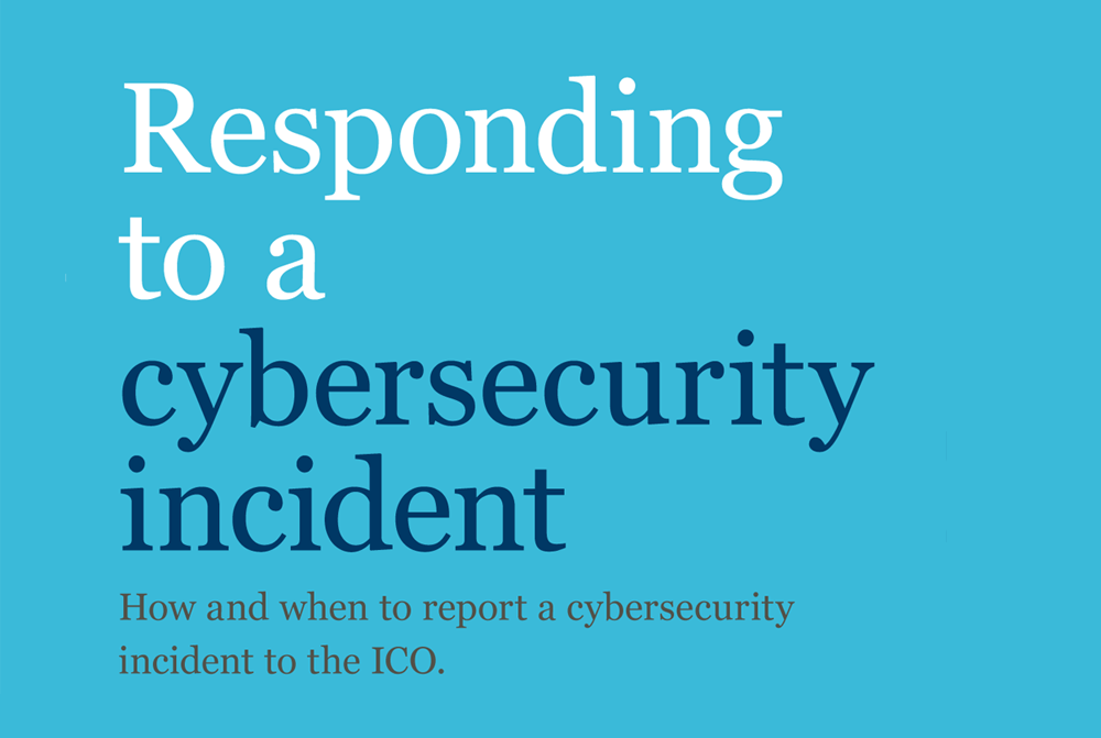 Responding to a cybersecurity incident front cover